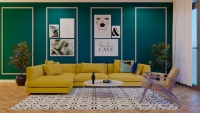 Dit blauwgroen wordt de kleur van 2026 in je interieur